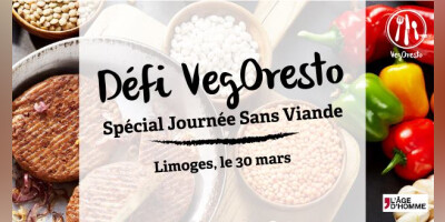 Journée Sans Viande . Limoges Défi VegOresto . Soirée vegan
