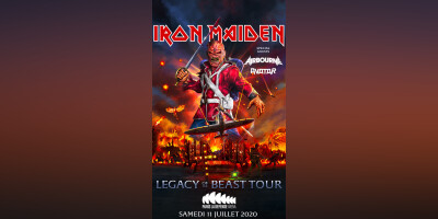 IRON MAIDEN: BUS REIMS + CARRE OR
