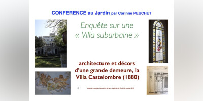 Conférence au Jardin de la Villa Castelombre, une enquête en histoire de l'art