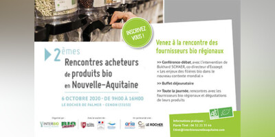 2èmes Rencontres Acheteurs de produits bio en Nouvelle-Aquitaine