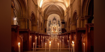 Mise en lumières et en musique en l'église de Bernières-sur-mer