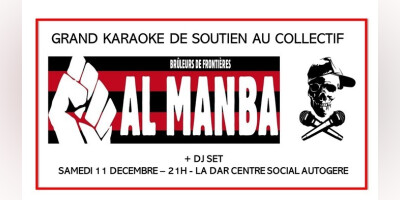 Grand Karaoké de soutien Al Manba + DJ set