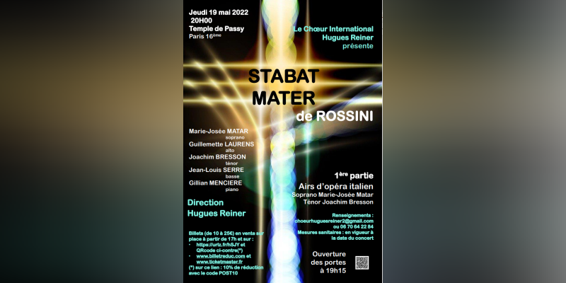 Concert : Stabat Mater de Rossini