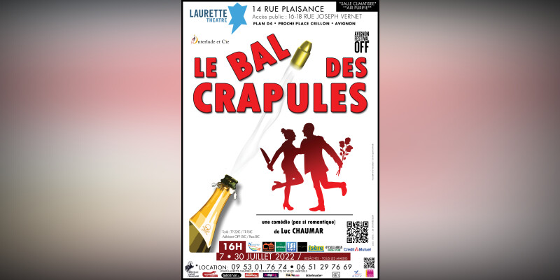 Le bal des crapules au festival Avignon OFF -Laurette Théâtre